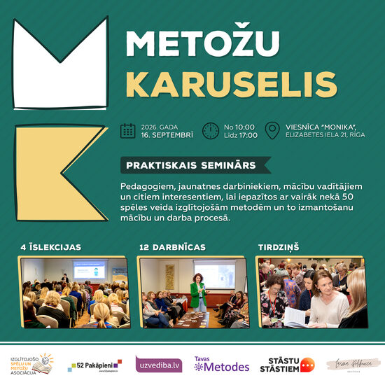 Praktiskais seminārs "Metožu Karuselis"